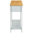 thumbnail image 4 of vidaXL Console Table Entryway Table Side Table for Hallway Solid Wood Oak, 4 of 20