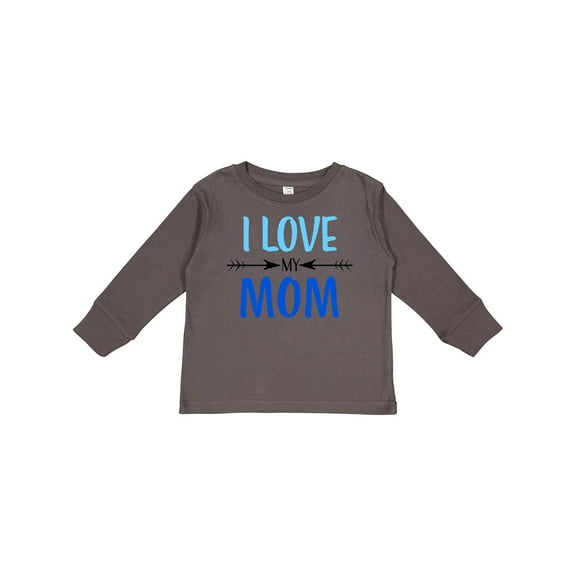 Inktastic I Love My Mom Mothers Day Boys or Girls Long Sleeve Toddler T-Shirt