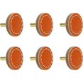 thumbnail image 1 of KAIYANG pomos de cuero para cajones, tiradores de un solo orificio para gabinetes, pomos y tiradores de cuero para cajones de armarios, tocadores y armarios, 1 of 4