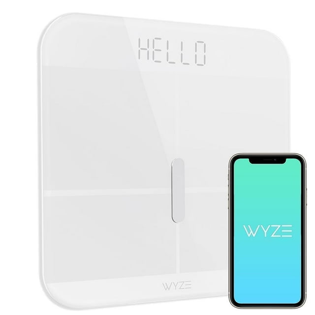 Báscula inteligente WYZE Smart Scale X, apta para FSA/HSA, 180 kg, blanca