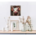 thumbnail image 4 of Nawypu  Funny Animal Wall Art Giraffe Pig Cat Decor Pictures, Framed Canvas Artwork Nursery Wall Decor, Home Office Kid Bedroom Decoration,, 4 of 4