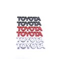 thumbnail image 1 of 2 x metal toyota letra logo coche auto lado trasero emblema insignia pegatina pegatina toyota, 1 of 3