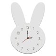 thumbnail image 1 of Reloj de pared de conejito, decoración de habitaciones, colección de animales, relojes decorativos para paredes blanco, 1 of 9