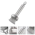 thumbnail image 4 of Stainless Steel Meat Tenderizer with Precision Needles Ergonomic Handle Manual Mallet for Tenderizing Beef Poultry 304 stainless steel square round needle, 4 of 5