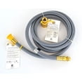 thumbnail image 1 of Grill Parts Zone Half inch Natural Gas 8 Feet Hose With Quick Disconnect For High Output Grills, 1 of 4