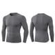 thumbnail image 5 of Camisetas 3pcs Camisetas de Compresión de Manga Larga Atlética para Hombres Camiseta de Abrenamiento Seco Rápido Que Corría Tops, 5 of 7