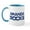 White/Blue Inside, variant on CafePress - Amanda Rocks Mug - 11 oz Ceramic Mug - Novelty Coffee Tea Cup