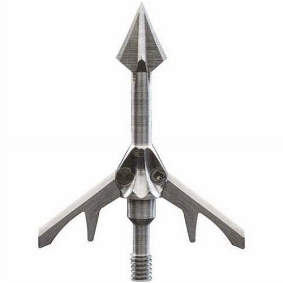 Wac Em Steel Expandable 2/3 Blade 100 gr w/ Free Nockturnal Lighted Nock 3Pack