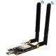 thumbnail image 3 of jixopn Convertidor de M2 Key B a USB 3.0 Tipo A con 2 antenas, tarjeta adaptadora vertical M.2 a USB 3.0 para módulo 3G, 4G, 5G, WWAN y LTE, 3 of 8