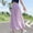 Purple, variant on Tranfacy Girls 7-15 Years Fall Pants Solid Ice Silk Wide Leg Casual Straight Leg 9 Minute Pants Trousers