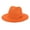 Orange, variant on Breathable Woven Straw Fedora Sun Hat Minimalist Thin Gold Metal Belt Oversized Sun Block Cap for Ladies Tropical Travel City Walks Shopping & Bright Casual Street Matching Yellow