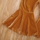 thumbnail image 3 of Pantalones Acampanados Para Bebés Y Niñas Con Volantes Y Pantalones Acampanados (E-Khaki 1-2T), 3 of 5