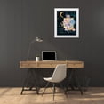 thumbnail image 3 of Wang, Melissa 15x18 White Modern Wood Framed Museum Art Print Titled - Moonlight Flowers III, 3 of 4