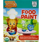 Noshi Edible Organic Daniel Tiger Food Paint: Squash, Plum & Cherry Puree, 3.6oz.