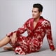 thumbnail image 5 of Ropa de dormir de seda, ropa de dormir de seda helada para hombres, ropa de dormir de manga larga para hombres, batas de baño, ropa para el hogar, 5 of 6