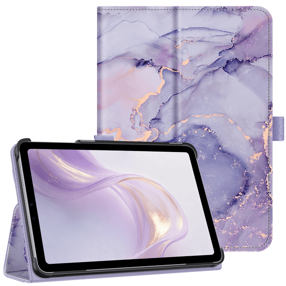 Fintie Case for Onn. 8.1" Core Tablet (2026 Model) - Premium PU Leather Folio Cover for 8.1-inch onn. Tablet, Lilac Marble