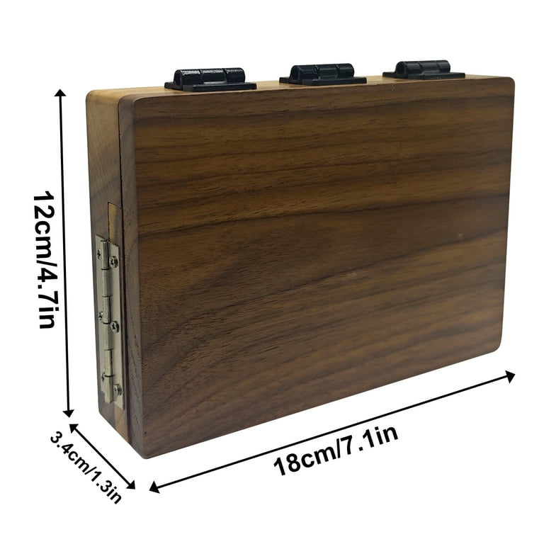 Mini Portable Watercolor Palette, 9 Color Sketchbook Palette, Wooden Palette Box, Travel Paint Case, Watercolor Palette For Drawing, Gift For Painters And Artists, Come With A Clip (Without Colors