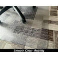 thumbnail image 3 of Heavy-Duty Office Chair Mat for Carpet, "x60" with Lip, Clear Carpet Floor Protector for Low to Medium Pile Carpets, Smooth-Glide Desk Mat, 3 of 6