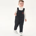 thumbnail image 6 of SILVERCELL Toddler Baby Boys Girls Snow Bib Overalls Winter Warm Thicken Down Pants Kids Windproof Water-Resistant Ski Pants, 6 of 6