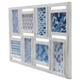 thumbnail image 5 of Melannco 25-inch by 15-inch 8-opening Plastic Collage in Distressed White, 5 of 7