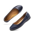 thumbnail image 2 of Bailarinas DREAM PAIRS para mujer, color azul marino, punta redonda, talla 6, 2 of 7