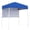 Blue, variant on Costway Pop-Up Canopy Tent with 1 Half Sidewall, Easy Setup Folding Outdoor Sun Shelter Gray