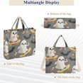 thumbnail image 6 of FORMRS Womens Corduroy Tote Bag Crossbody Shoulder Handbag with Pocket, Cute Ghosts, 6 of 7