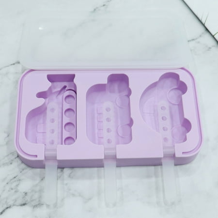 

Car Ice Cream Mold Silicone DIY With Cover
