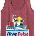 thumbnail image 3 of Pete The Cat - Ahoy Pete - Women's Racerback Tank Top, 3 of 6