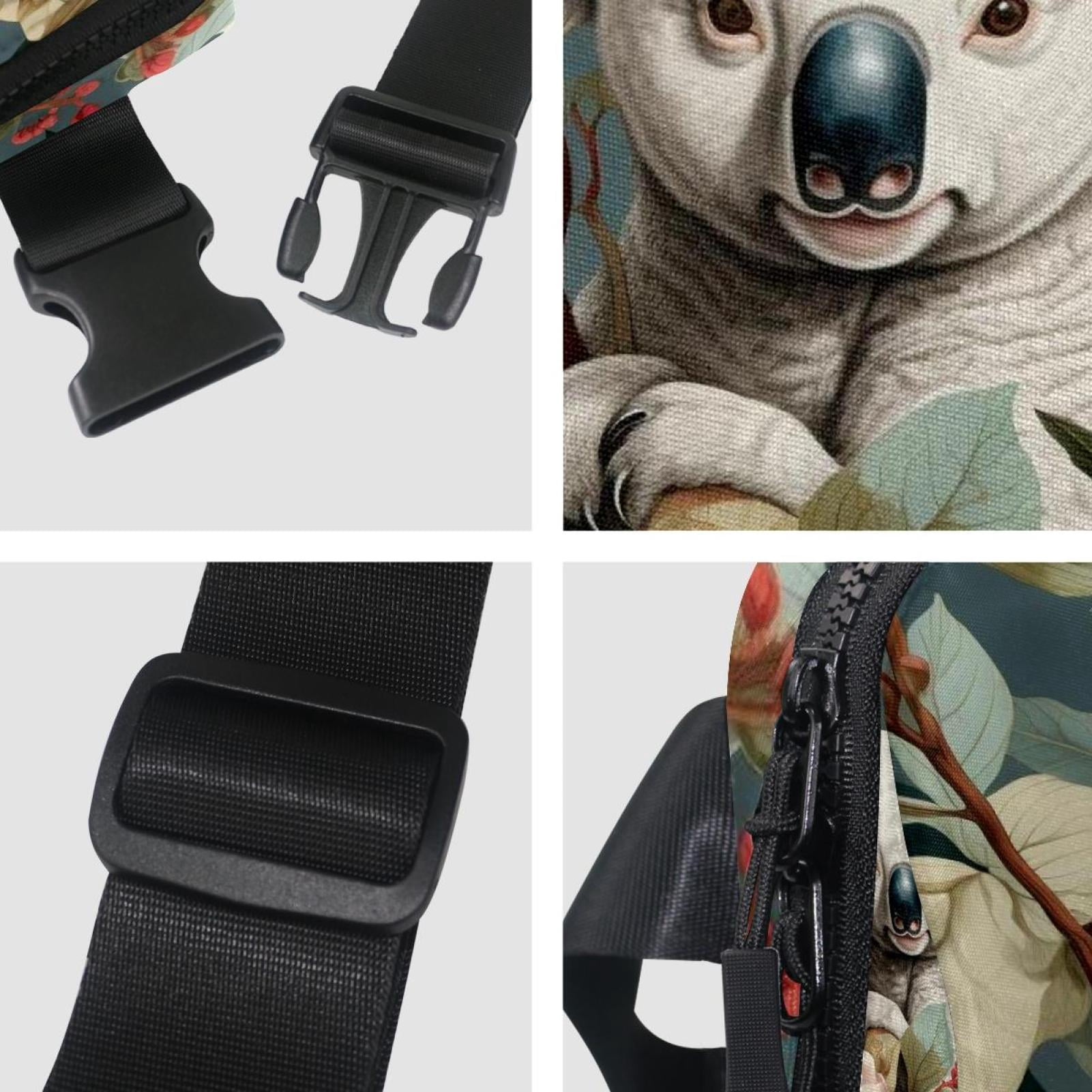 Koala Lightweight Fanny Bag Running Belt Waist Bags with Extension Strap - Unisex
