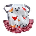thumbnail image 1 of Xihbxyly Delantal para Gallinas, Funda Protectora para Alas, Correa Elástica Ajustable, Protector de Plumas, Elegante Diseño de Frutas, Reutilizable y Lavable, Tamaño 22 X 23 Cm, 1 of 6