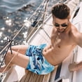thumbnail image 2 of luoweisi Men's Beach Shorts Quick Dry Swim Trunks with Mesh Lining Dolphin L, 2 of 5