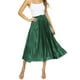 thumbnail image 1 of Falda satinada con cinto AMAD para mujer verde M AMAD FW22-F07, 1 of 5