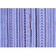 thumbnail image 1 of Ahgly Company Machine Washable Indoor Rectangle Abstract Blue Modern Area Rugs, 2' x 4', 1 of 4