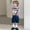 Navy#F, variant on JCCXIN Boys Summer Casual Suit Set Kindergarten Graduation Performance Outfit Sets Festival Birthday Gentleman Short Sleeve Button Shirts Bowtie Suspender Shorts Formal Fashionable Clothes Sets