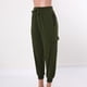 thumbnail image 3 of Pantalones ligeros de cargo para mujer: pantalones de senderismo con 5 bolsillos, UPF 50+, cintura elástica, puños elásticos en los tobillos, para actividades al aire libre/entrenamiento., 3 of 8