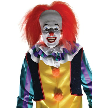 Evil Clown Bozo Adult Costume Wig - Orange - Walmart.com