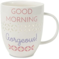 Pavilion Gift Company - Gorgeous - 24 oz Pierced Porcelain Cup