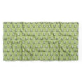 thumbnail image 5 of Bimba Green Dots & Raccoon Animal Printed Pure Silk Scarf For Hair Neck Head Bandanas For Women 40 x 80 Inches, 5 of 6