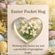 thumbnail image 1 of Set de adorno de corazón de bolsillo y tarjeta de felicitación de Pascua | Mini decoración navideña de primavera y regalo de recuerdo, 1 of 2