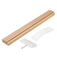 thumbnail image 3 of Uxcell Wooden Drawer Slides, 13-3/4" (35 CM) with Plastic Slide Glide Bracket, Wood Drawer Glides Rails Replacements, 3 of 5