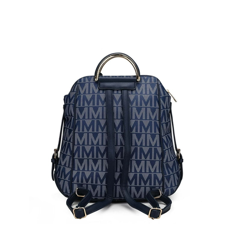 MKF Collection Denice Signature Backpack by Mia K. (Burgundy)