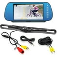 thumbnail image 2 of PYLE PLCM7800 - Rearview Backup Camera & Monitor Parking/Reverse Assist System, License Plate Mount Waterproof Night Vision Cam, 7'' Display Built-into Mirror Assembly, Swivel Angle Adjustable, 2 of 4