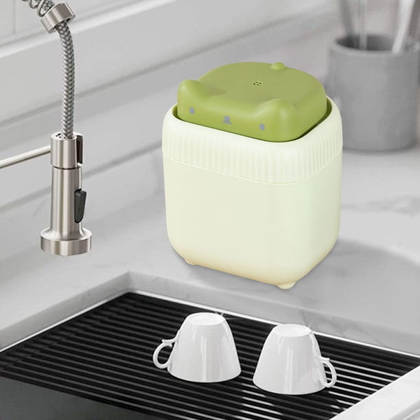 Fiudx Dispensador de Jabón, Dispensador Eficiente de Desinfectante para Cocina, Fácil de Rellenar, Contenedor Versátil para Líquidos, Ideal para La Limpieza Diaria, Ideal para Decorar El Hogar, Plást