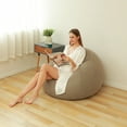 thumbnail image 2 of Clearance Tyidzon Inflatable Bean Bag Chairs for Adults Soft Comfortable Polyester 43 Inch Bean Bag Chair for Living Room Bedroom Reading Room, 2 of 4