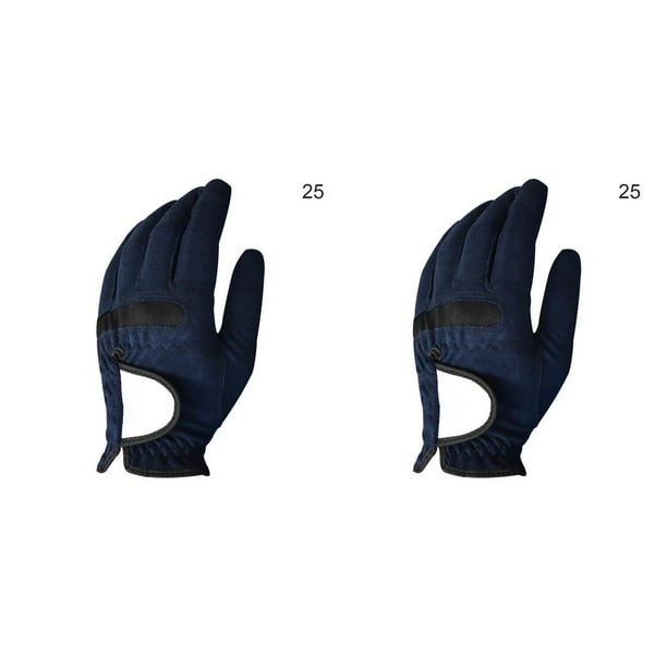 Sonducket 1 Uds. Guante de Golf de mano izquierda para hombre, paño de microfibra antideslizante, manopla elástica transpirable, guantes protectores veinticinco 2piezas Sonducket CBP172646