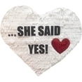 thumbnail image 3 of He Asked and She Said Yes Heart Pinata Wedding Heart Pinata Bridal Shower Party Decoration, 3 of 5