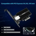 thumbnail image 4 of Carte Réseau 10Gbps PCIe Marvell AQC113C 10G RJ45 Ethernet PCI, 4 of 5