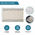thumbnail image 6 of Blue Flower Placemats Set of 12, Spring Farmhouse Country Floral Plant Beige Placemats for Dining Table, Place Mats for Kitchen Tabletop, Waterproof Wipeable Dining Table Mats Set, 6 of 9