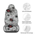 thumbnail image 4 of Fuzoiu Spiders Print Elastic Car Seat Covers, Seat Cover Protector,Universal Fit Interior Covers for Most Cars,Washable Seat Cover Non Slip for SUV,Sedan,Van, 4 of 5